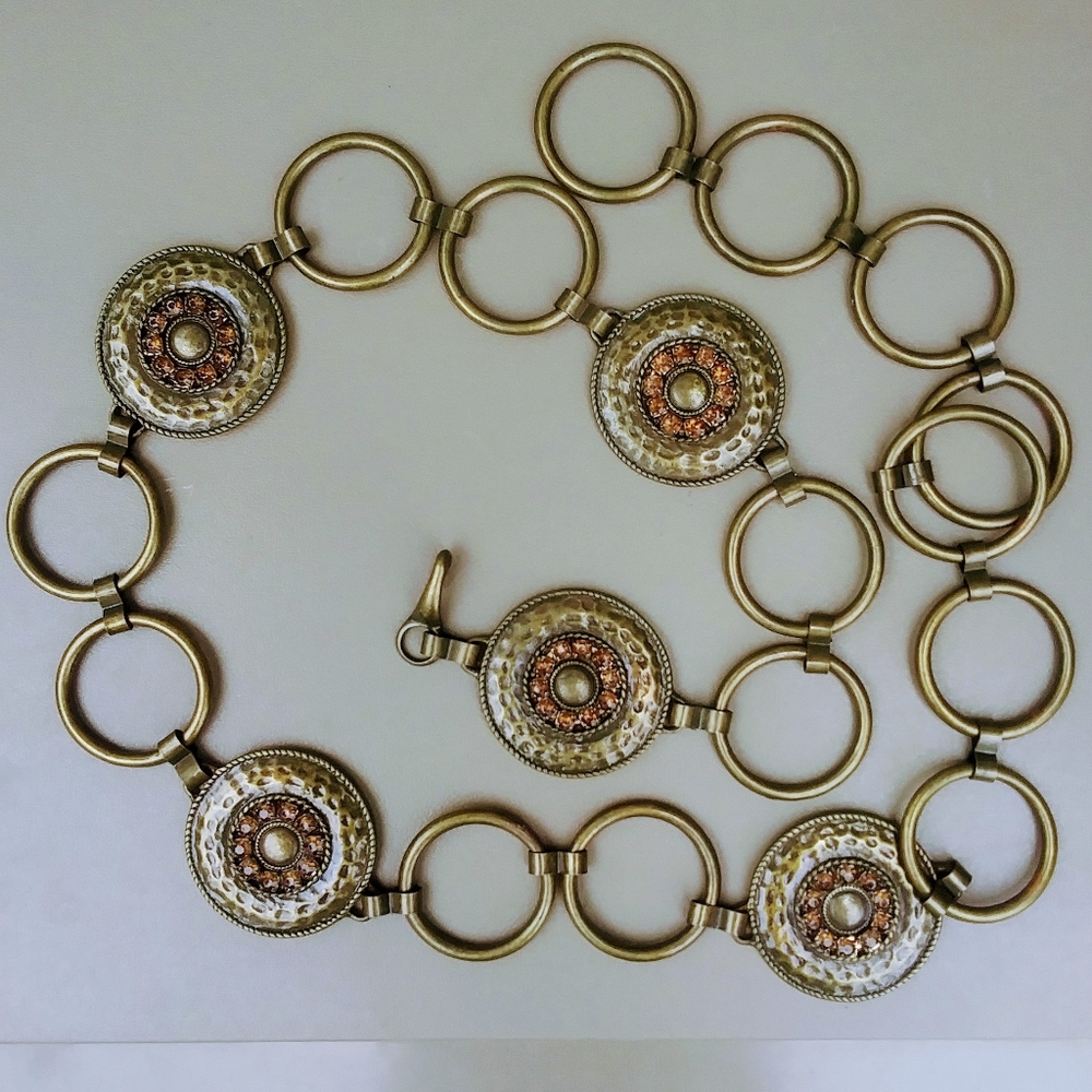 Elegant Gold and Silver Women's Belt